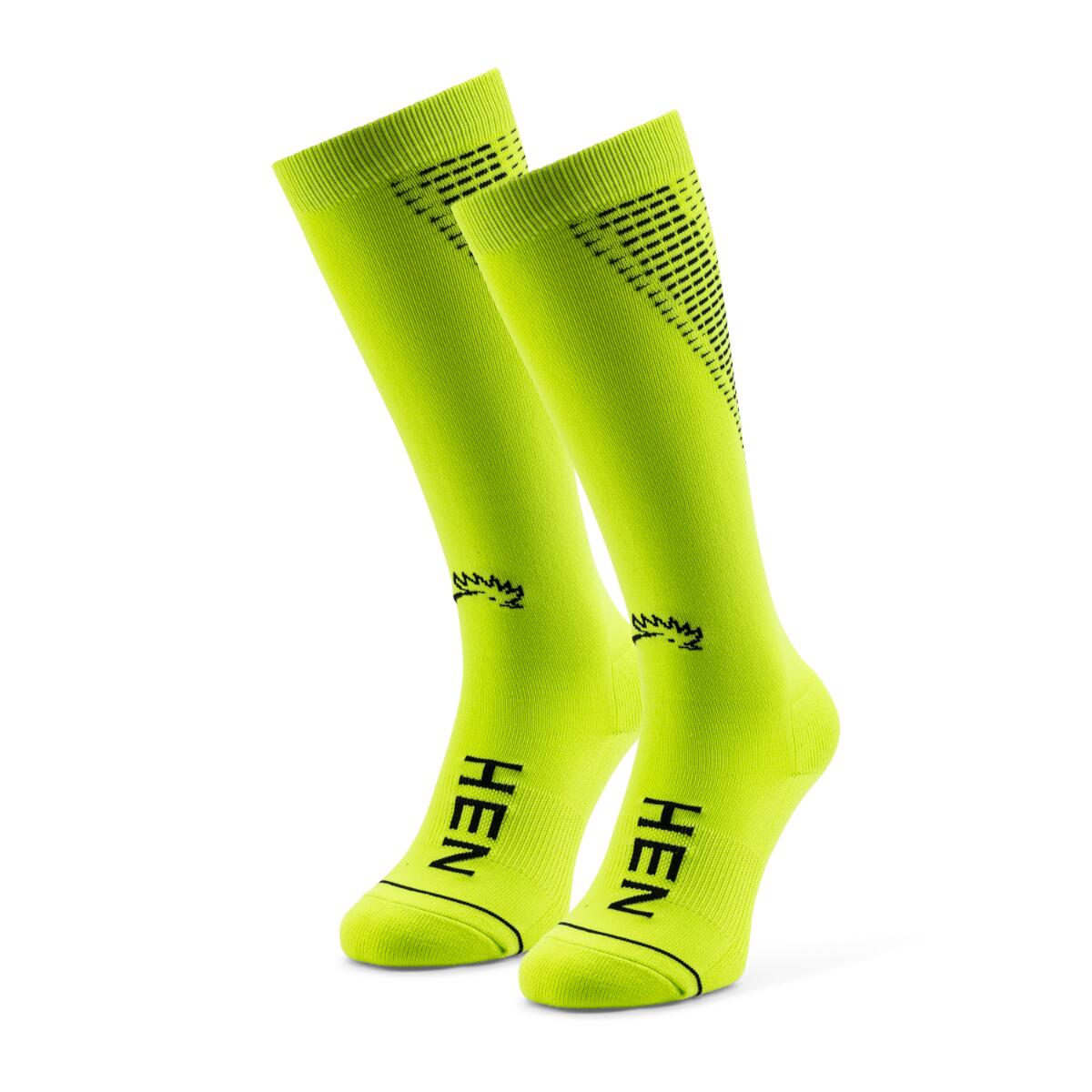 Hen Sportsgear - Hen Sportsgear - Compressiesokken - Chaussettes De Compression - Jaune - Chaussettes De Compression - Jaune - Decathlon