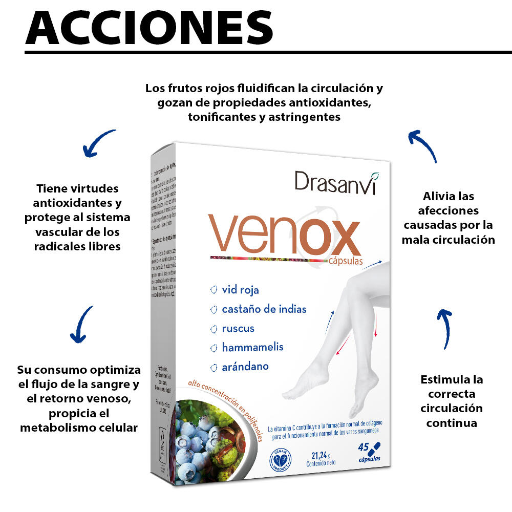 Integratore Alimentare Drasanvi Venox Vitamina C 3/4