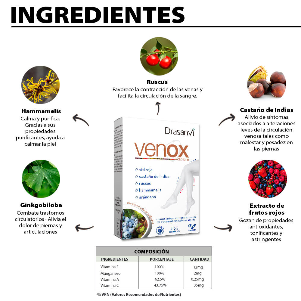 Integratore Alimentare Drasanvi Venox Vitamina C 4/4