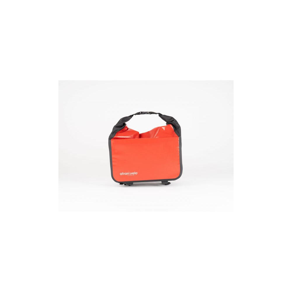 Fahrrad- Gepäckträgertasche "Travel AVS", rot / schwarz 4/4