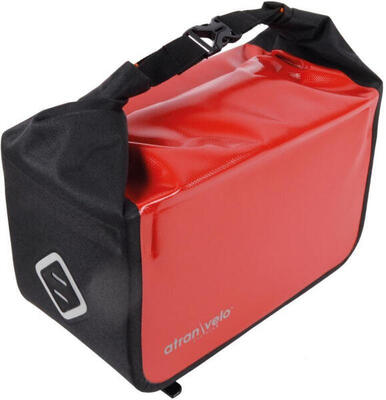 Fietsbagagedragertas “travel avs”. rood/zwart