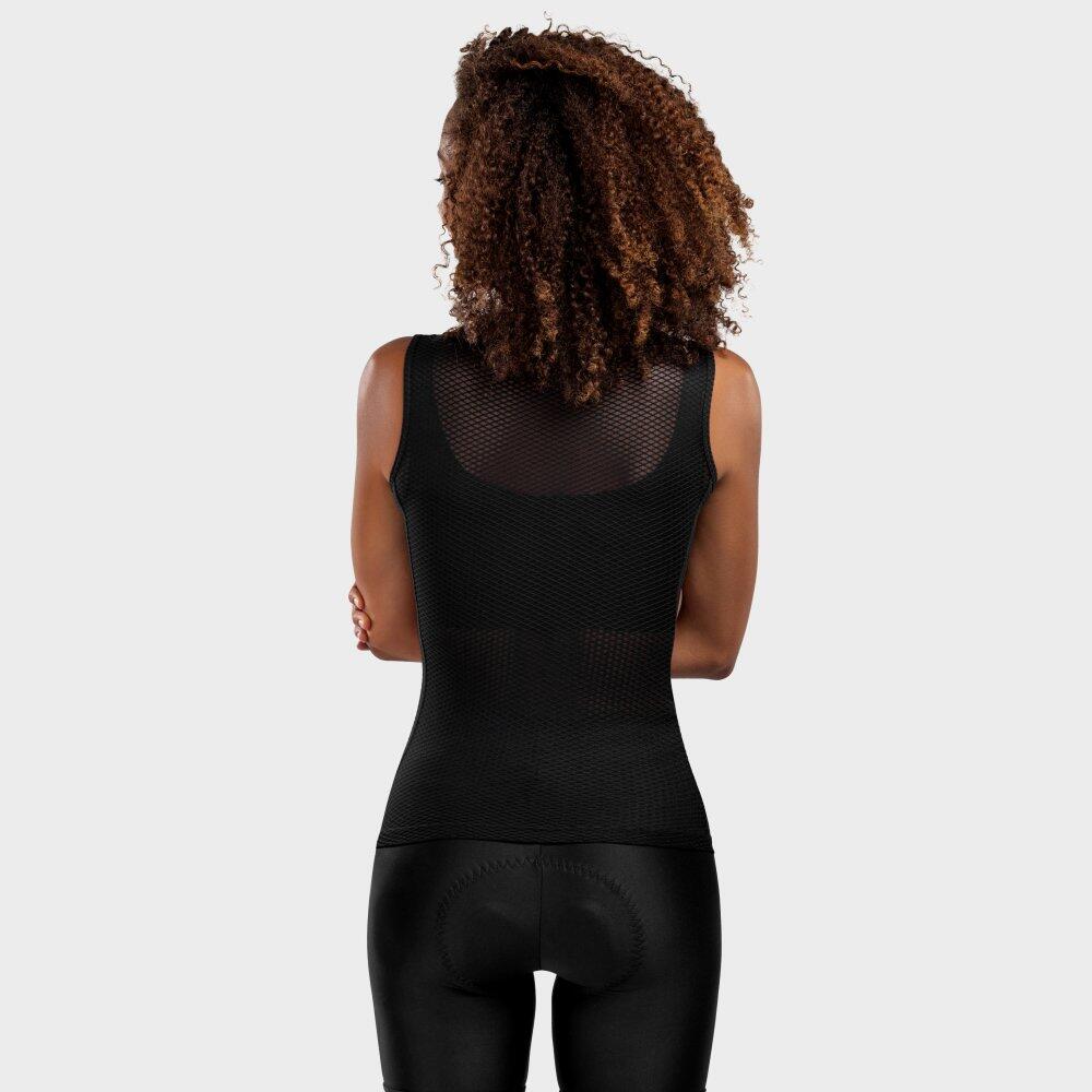 Maglia intima tecnica ciclismo da donna Landscape Nero 3/7