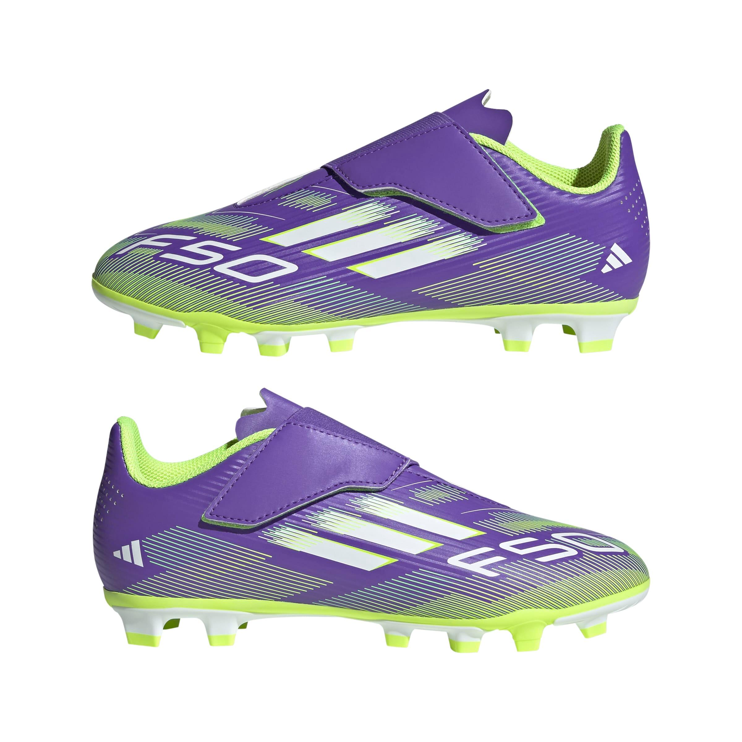 Botas de fútbol para niños adidas F50 Club VEL FG/AG 3/7