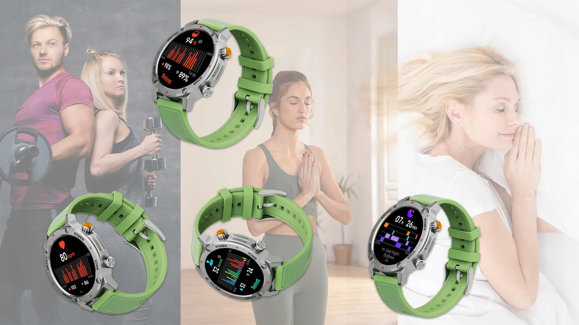 Smartwatch Imiki XPLORER SCOUT Kolor Zielony 3/7