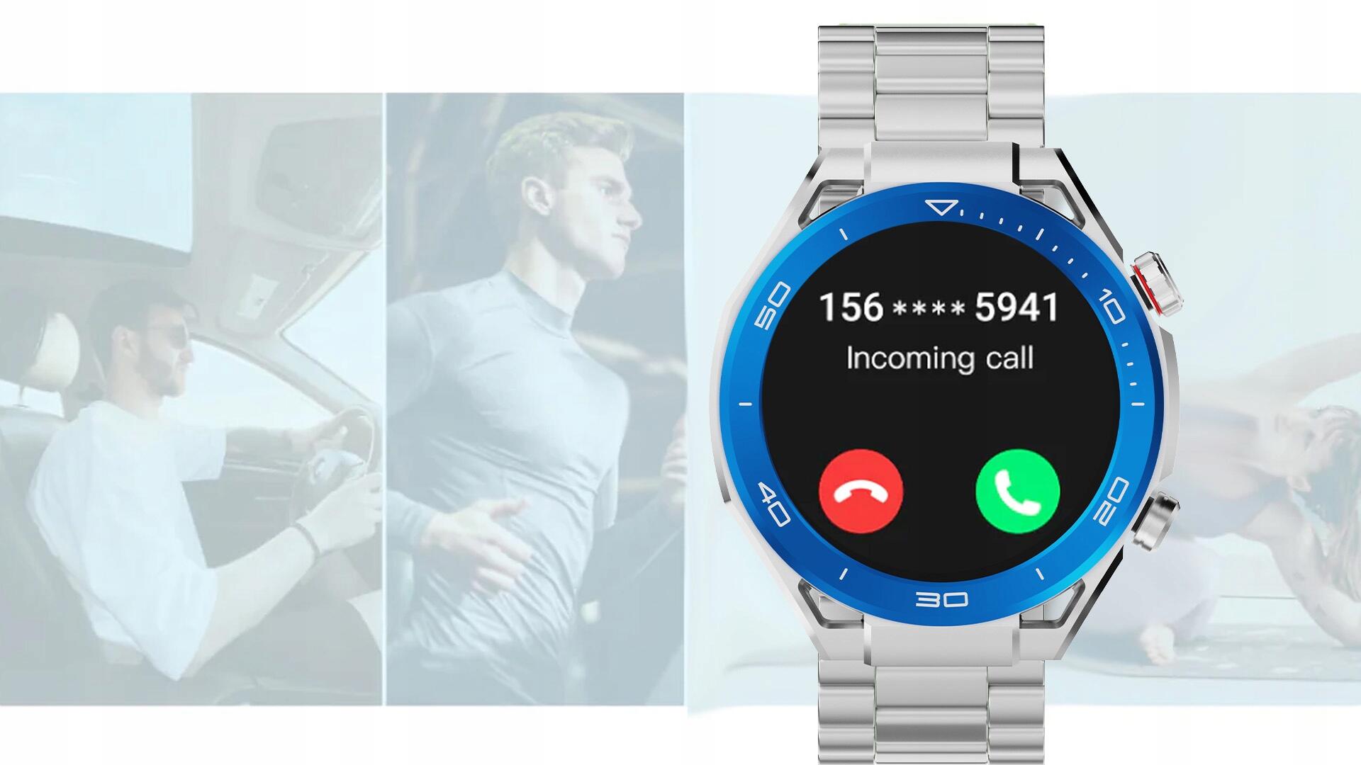 Smartwatch zegarek sportowy IMIKI Xplorer Oyster Silver 3/6