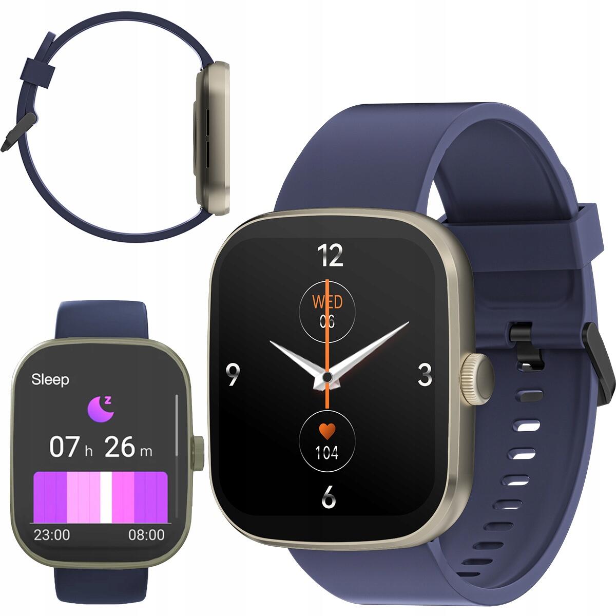 Smartwatch zegarek sportowy IMIKI Frame 2 Lite Blue 7/7