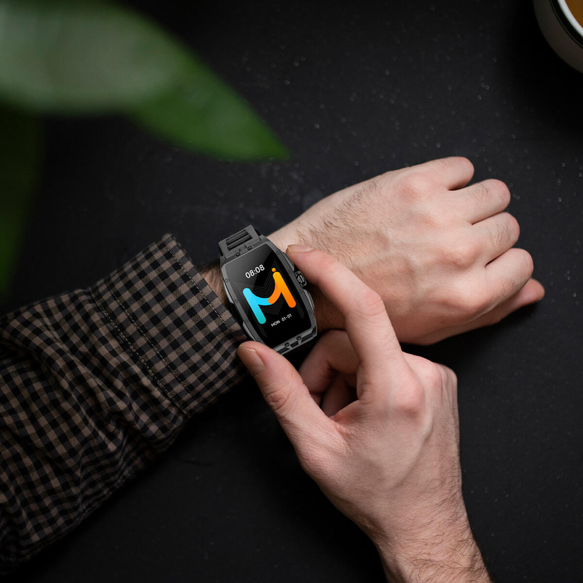 Smartwatch zegarek sportowy IMIKI Master Band Black 5/6