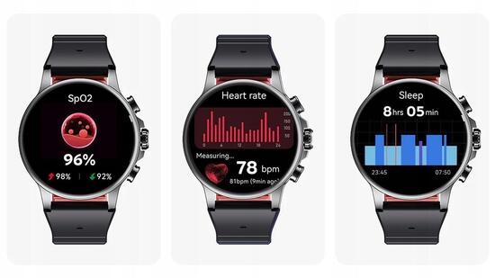 Smartwatch zegarek sportowy IMIKI Holo Ultra Black