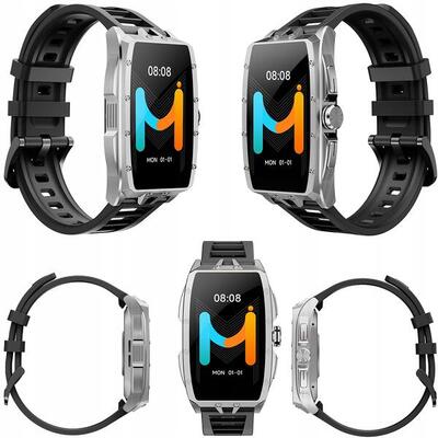 Smartwatch zegarek sportowy IMIKI Master Band Silver