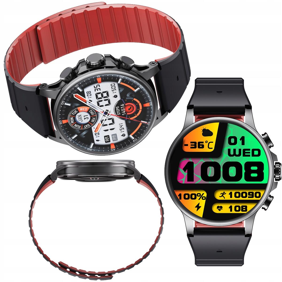 Smartwatch zegarek sportowy IMIKI Holo Ultra Black 7/7
