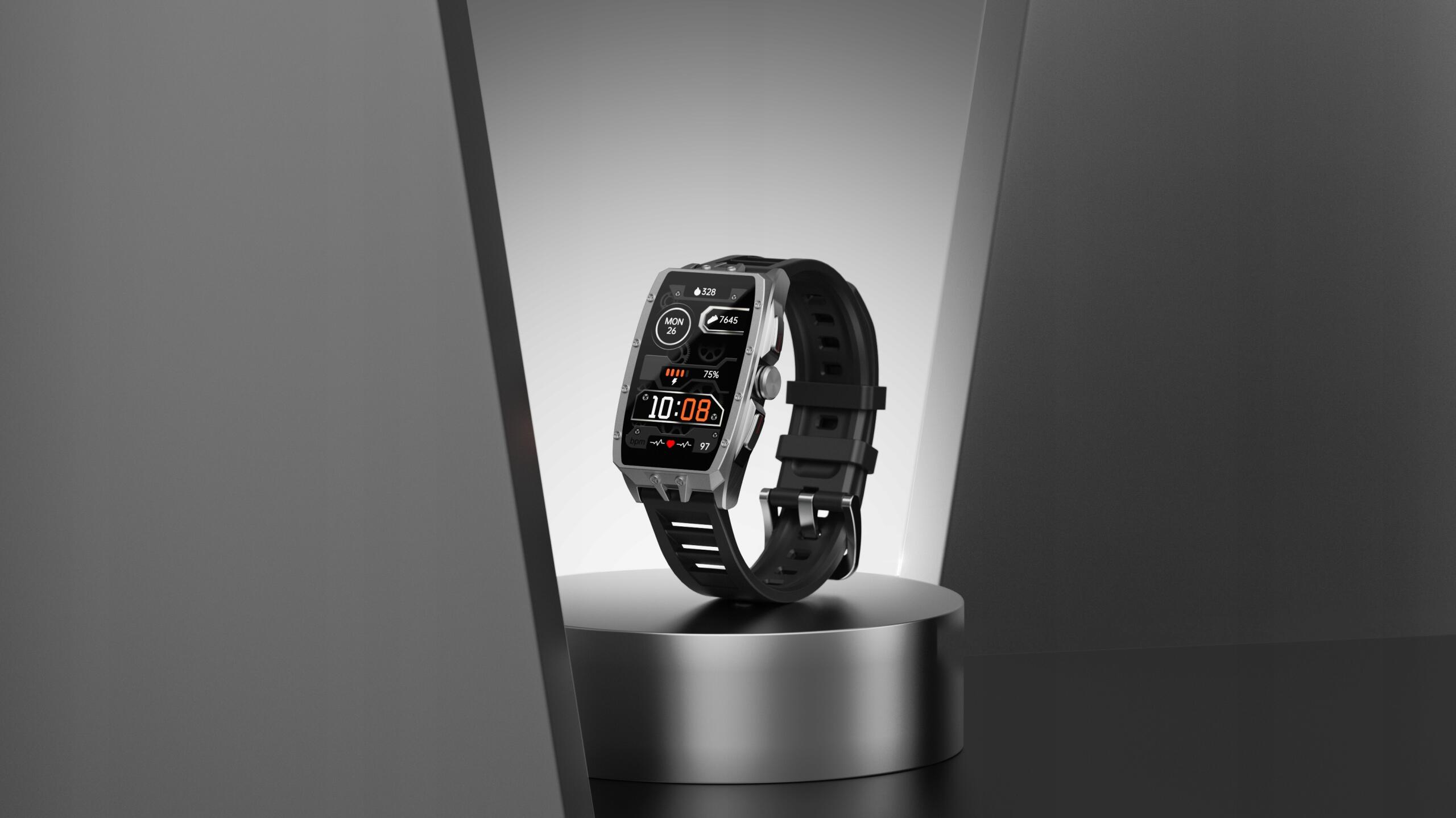 Smartwatch zegarek sportowy IMIKI Master Band Silver 7/7