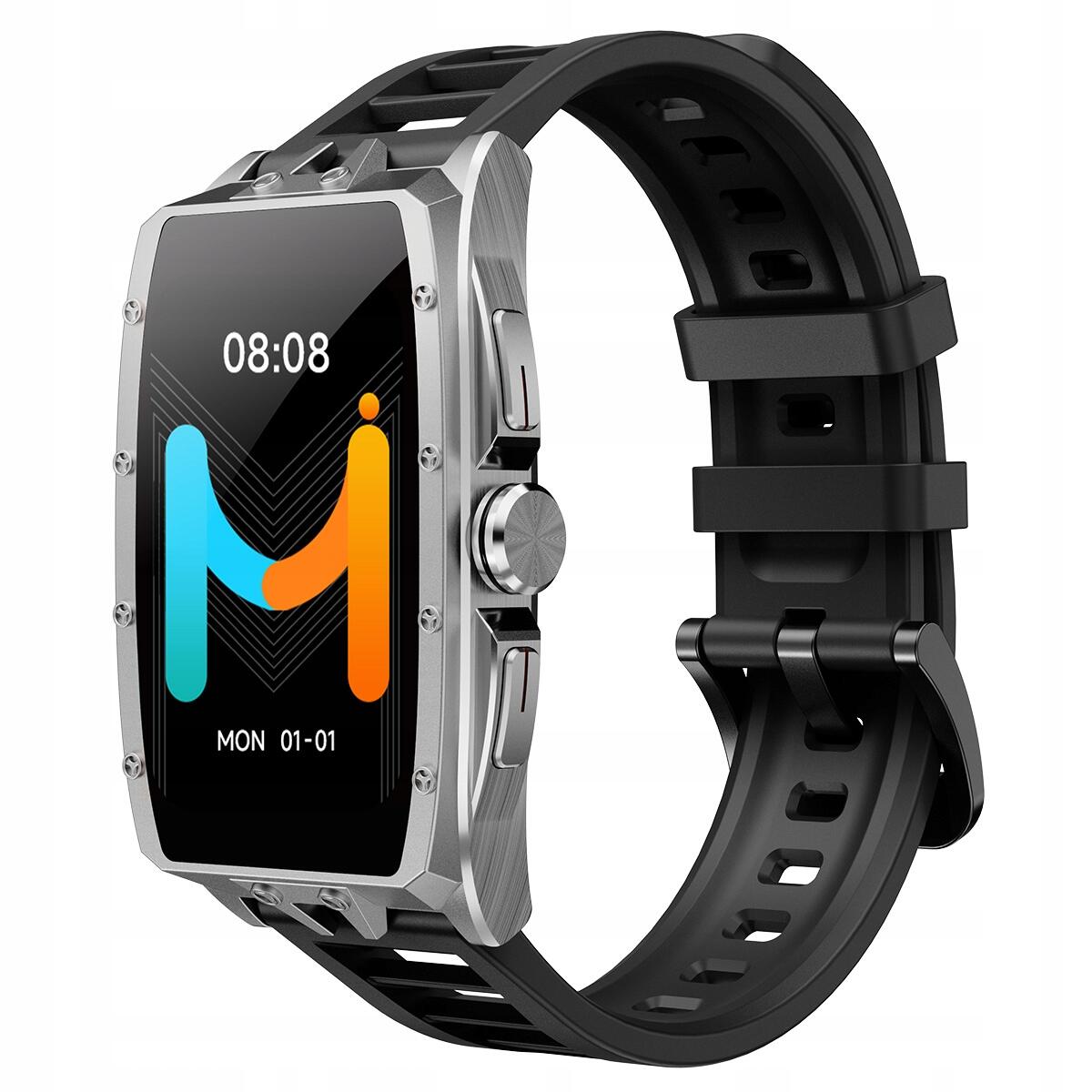 Smartwatch zegarek sportowy IMIKI Master Band Silver 5/7
