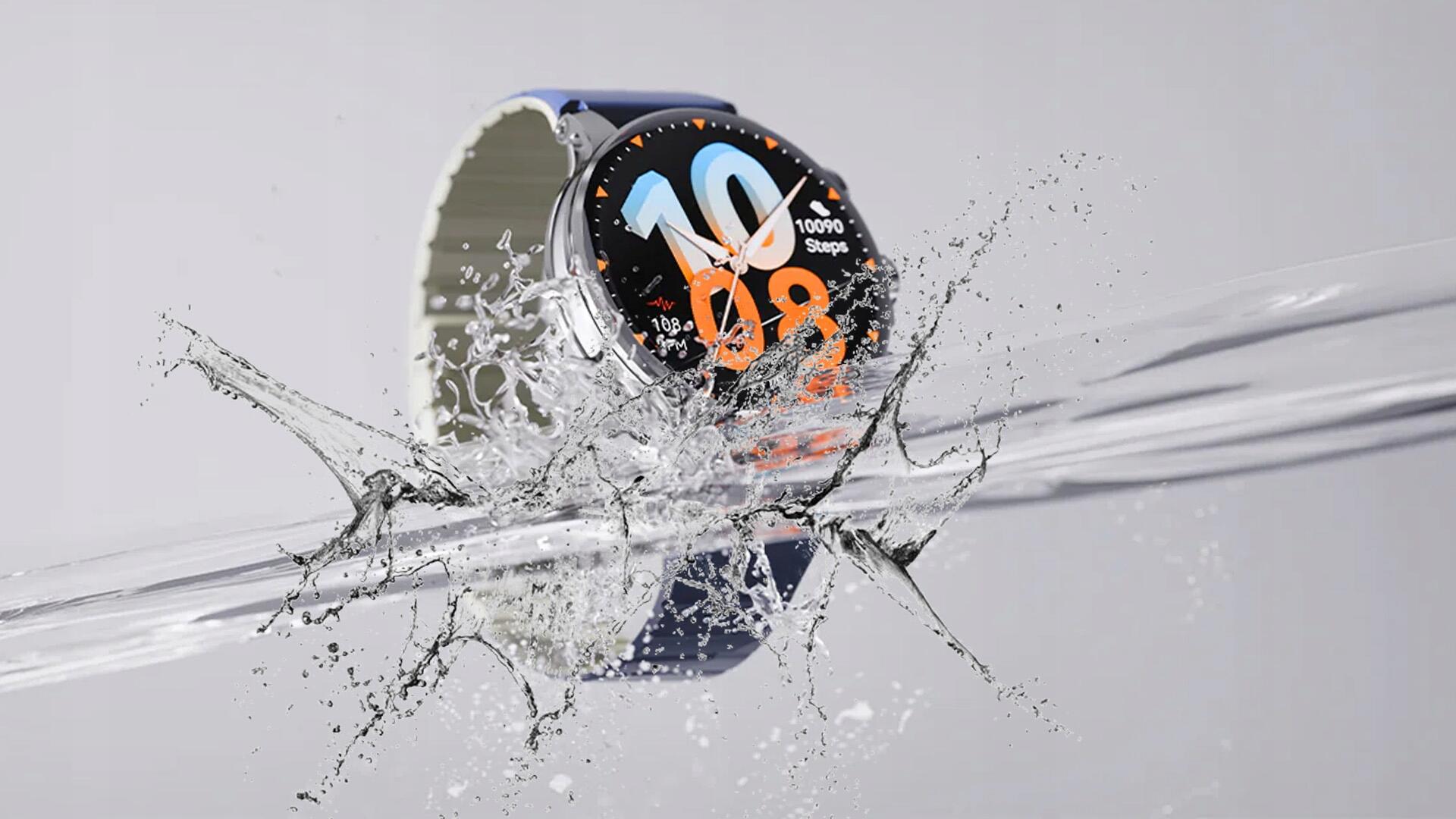 Smartwatch zegarek sportowy IMIKI Holo Ultra Blue 3/7