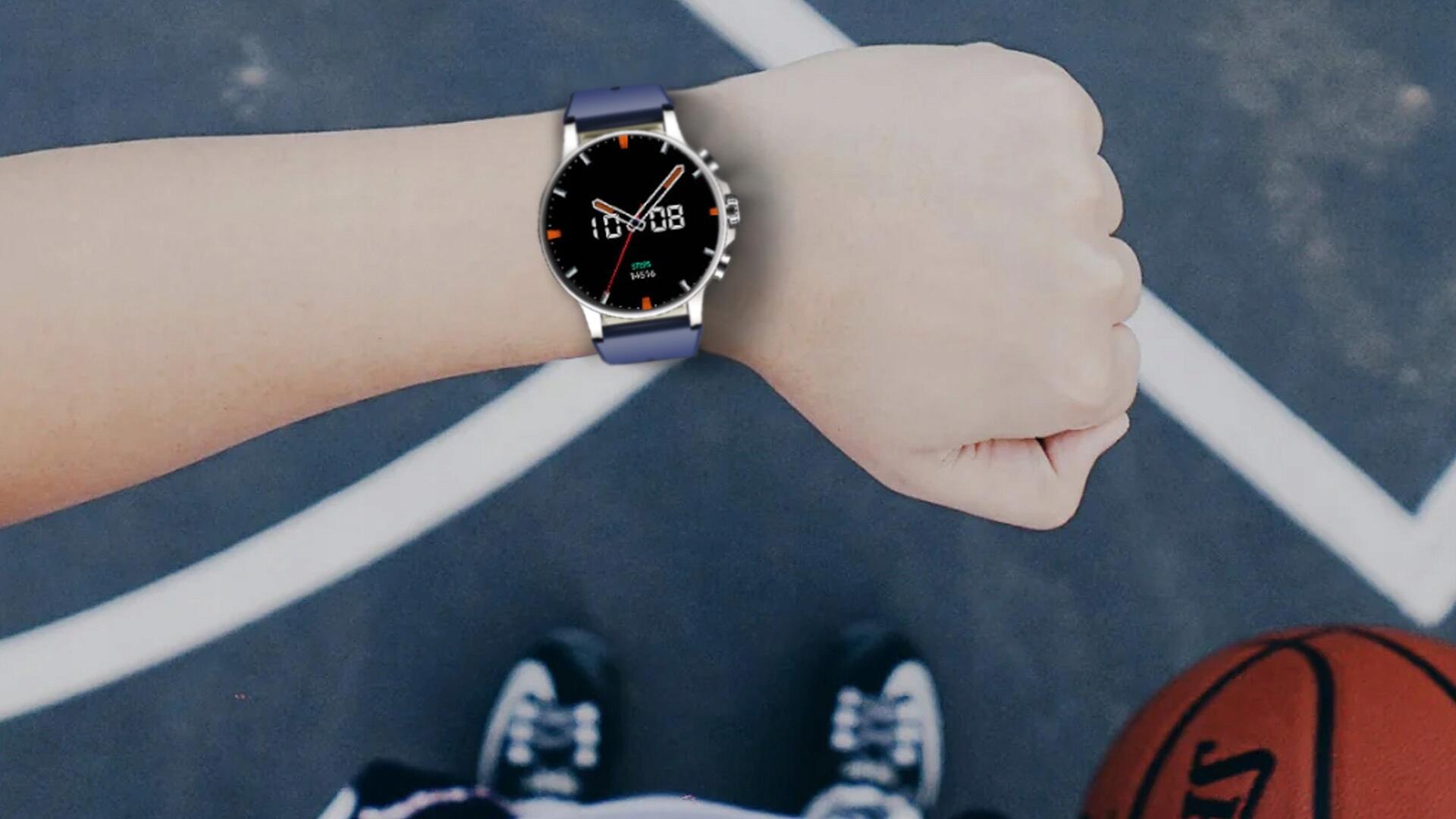 Smartwatch zegarek sportowy IMIKI Holo Ultra Blue 4/7
