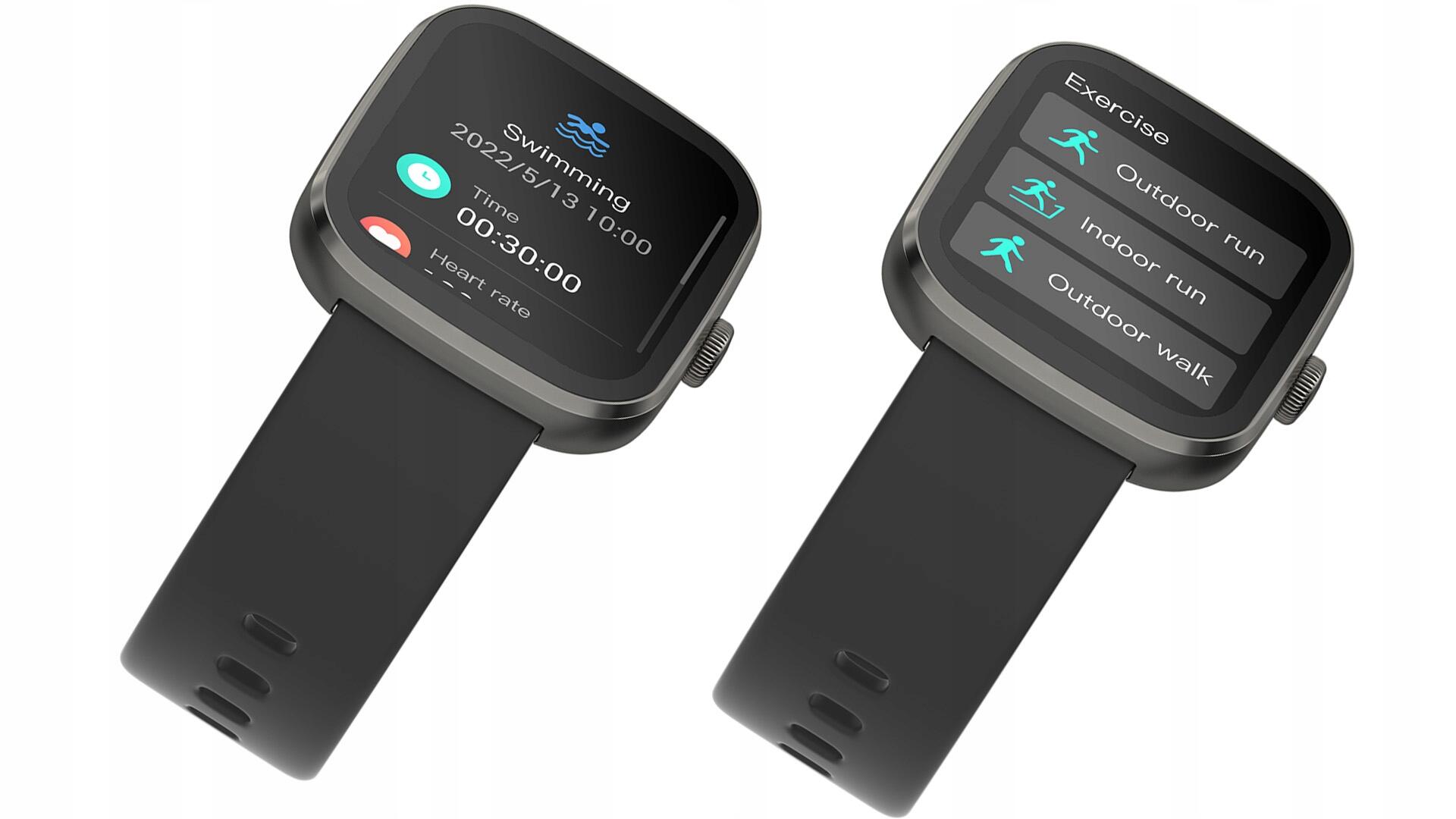 Smartwatch zegarek sportowy IMIKI Frame 2 Lite Black 4/7