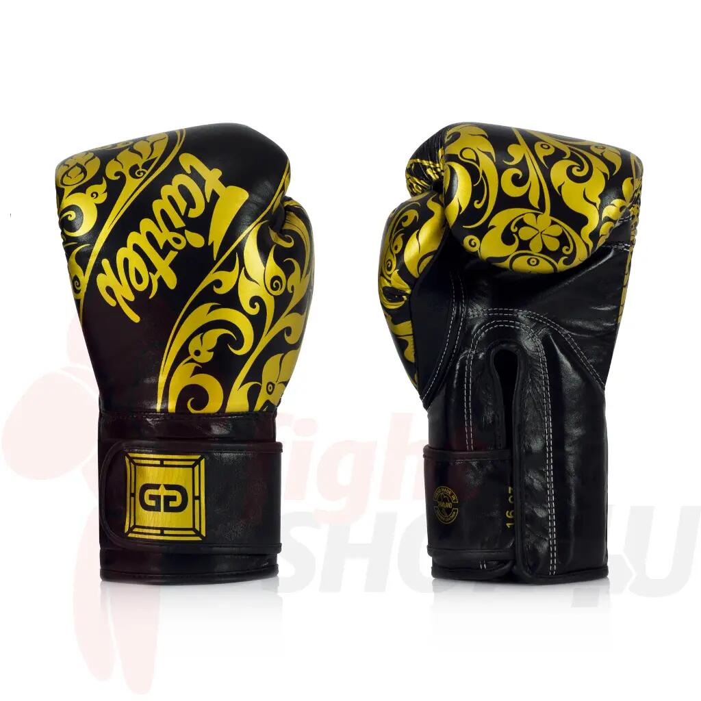Luvas de boxe preto Glory Fairtex 3/4