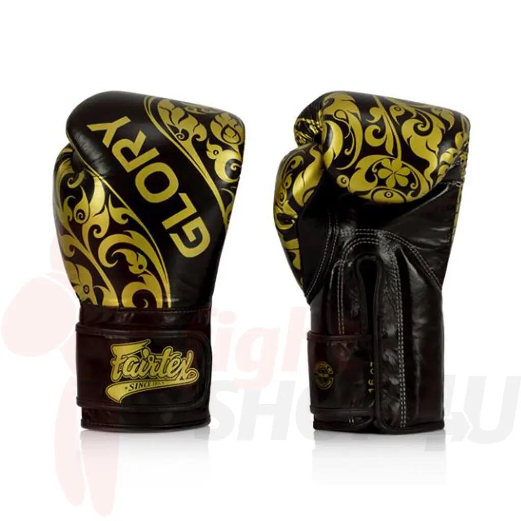 Luvas de boxe preto Glory Fairtex 4/4