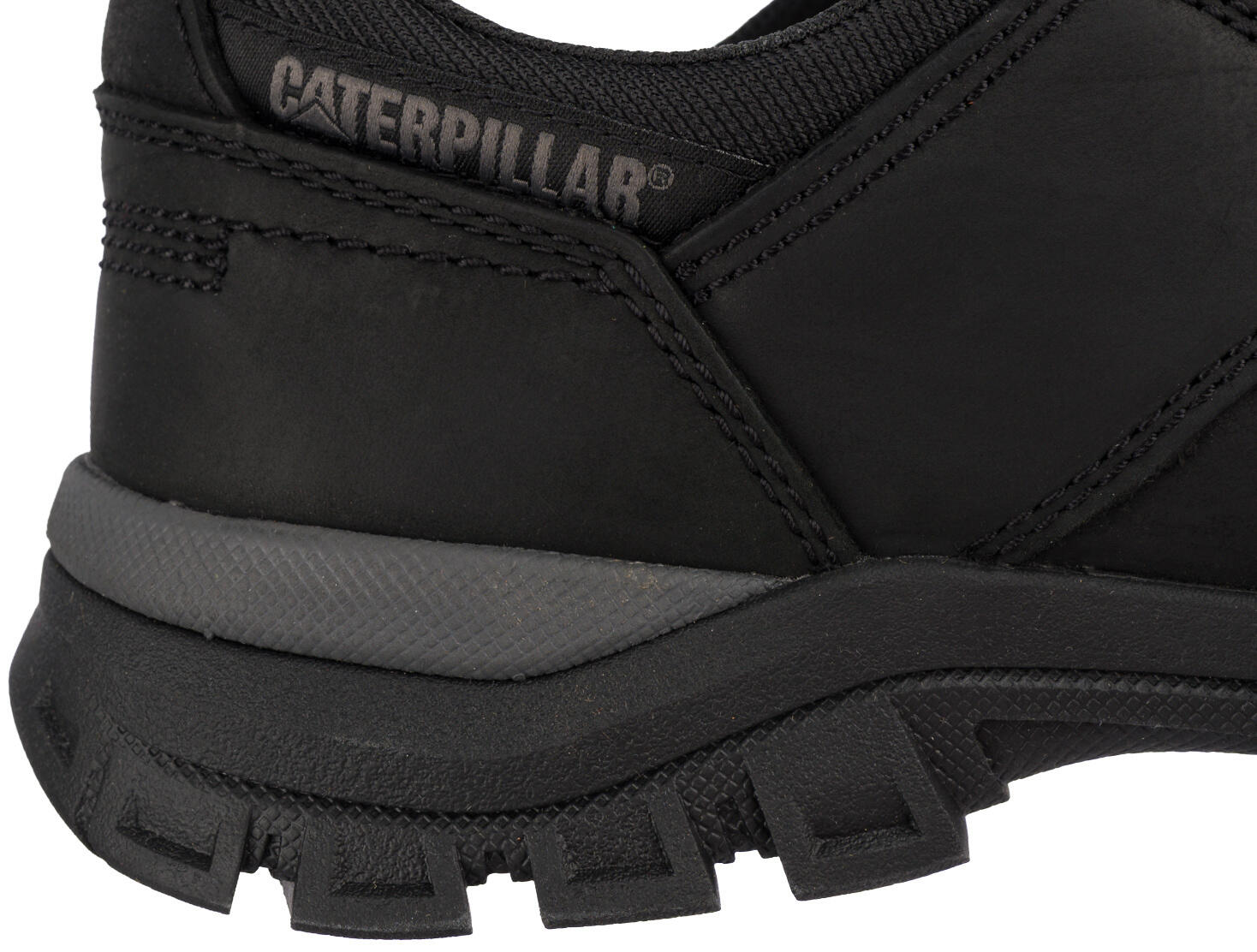 Męskie półbuty czarne skórzane CATERPILLAR CAT THRESHOLD LOW 4/7