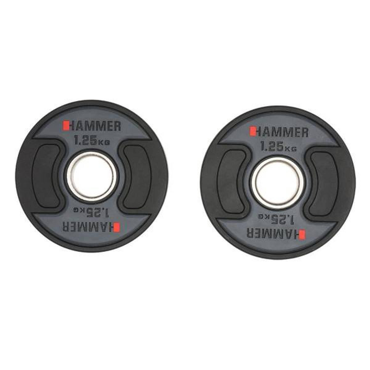 Discos olímpicos 2x1,25kg (PU) Hammer 1/5