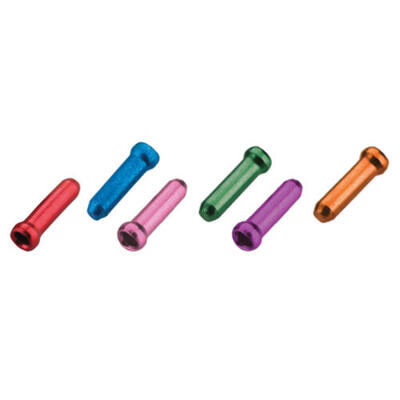 Tips jagwire 500pcs-rouge/bleu/rose/violet/orange/vert