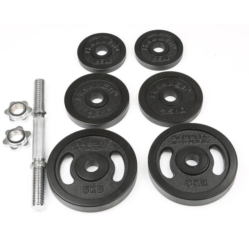 Gantera reglabila de 20 kg Hammer