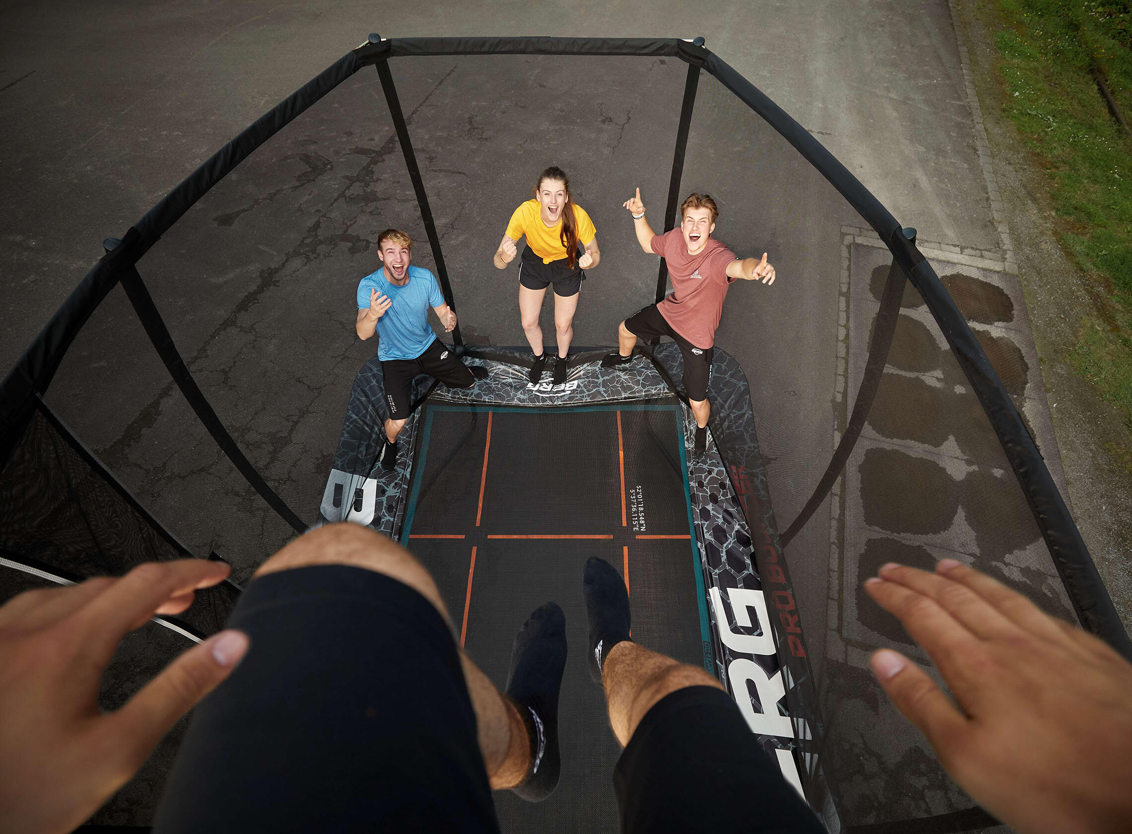 Trampoline Ultim Pro Bouncer Regular 500 + Filet Séc. XL 3/5