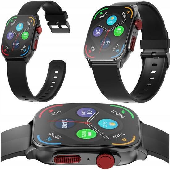 Smartwatch zegarek sportowy IMIKI Frame 2 Black