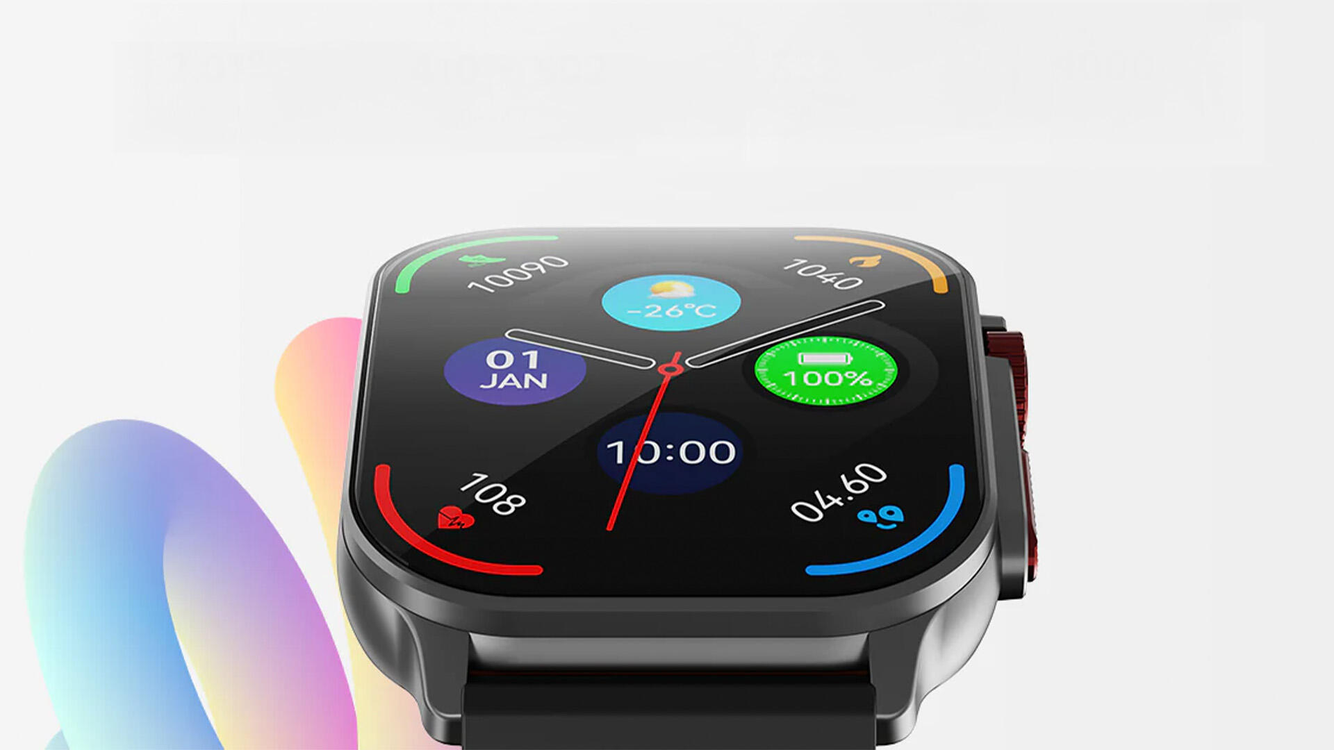 Smartwatch zegarek sportowy IMIKI Frame 2 Black 3/7