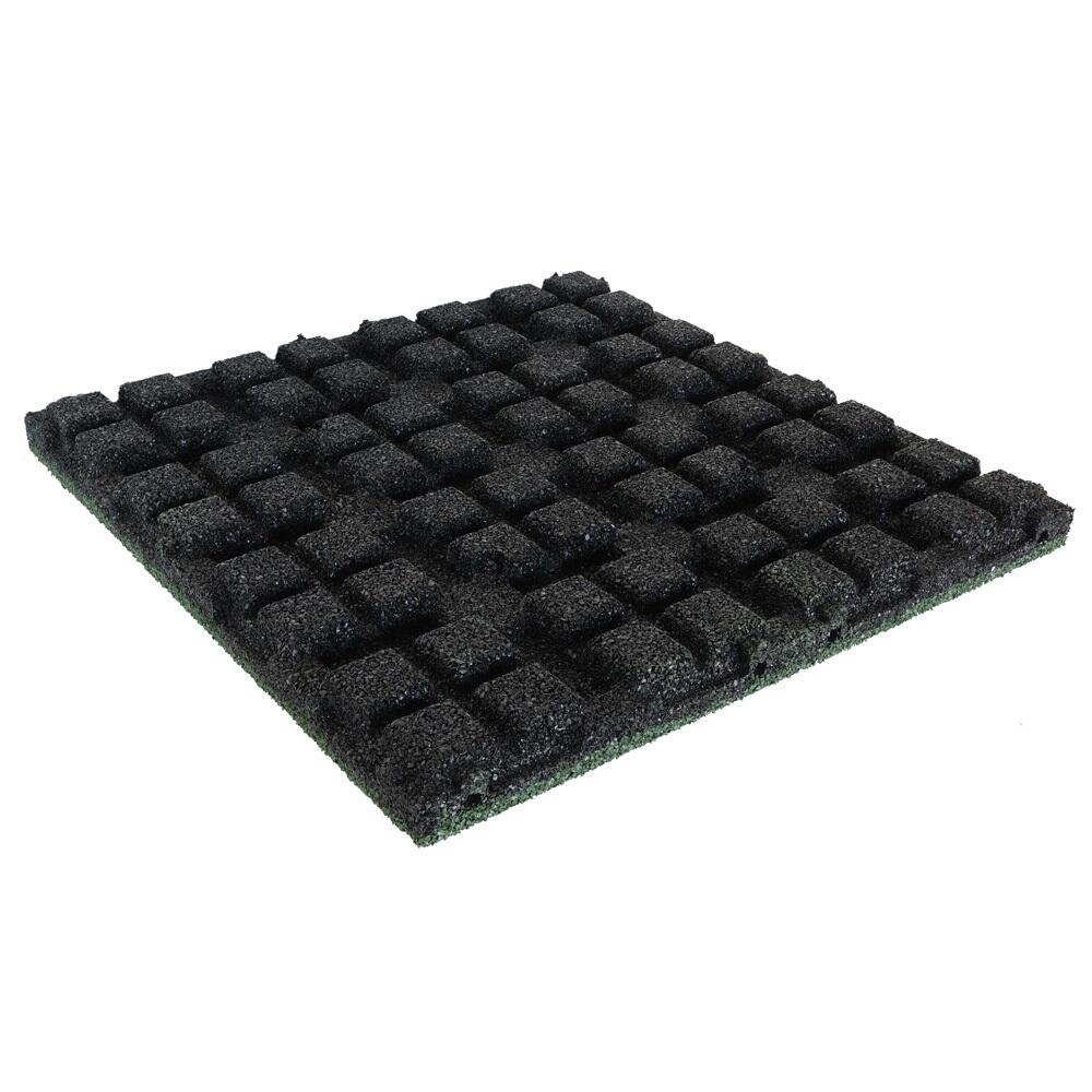 Rubber Tegel 45mm - 50x50 cm - Groen 2/5