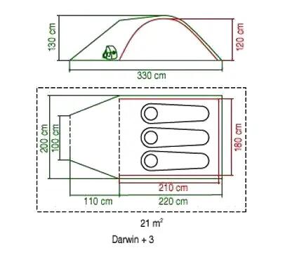 Namiot Darwin 3+ 5/5