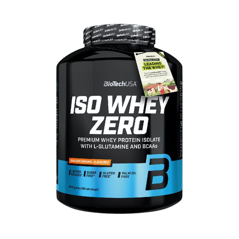 BIOTECHUSA Wei-isolaat - Iso Whey Zero (2,27kg) - Gezouten Karamel