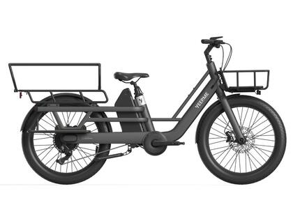 Vélo Cargo LongTail électrique YEEP.ME DAY CARGO 2 LR - Blanc 150Km Moteur 75Nm