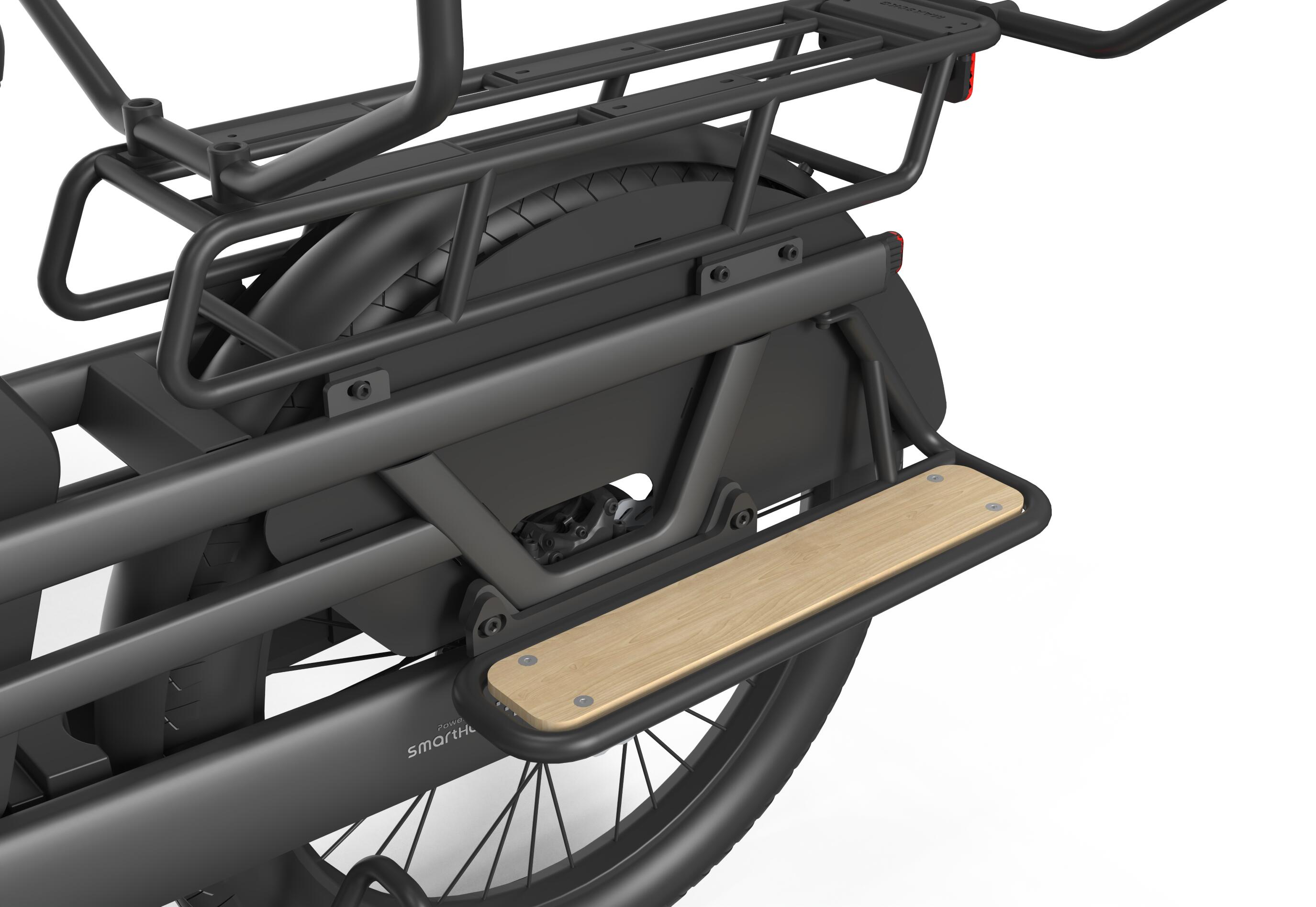 E-Cargo Bike Longtail Erwachsene urban 75Nm 24" 120km DAY CARGO 3 Schwarz 6/15