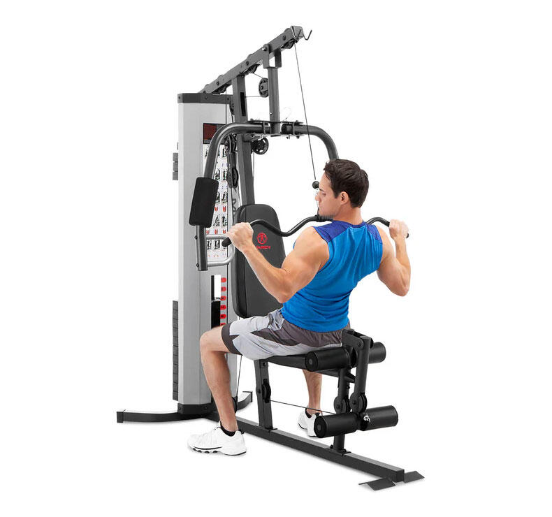 Appareil à charges guidées Eclipse MWM988 Compact Home Gym - Argent 3/7