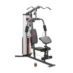 Appareil à charges guidées Eclipse MWM988 Compact Home Gym - Argent