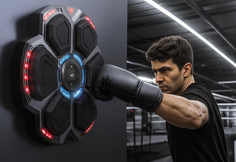 Elektroniczna tarcza bokserska UNDERFIT Boxing Hero BT z muzyką i rękawicami 5/8