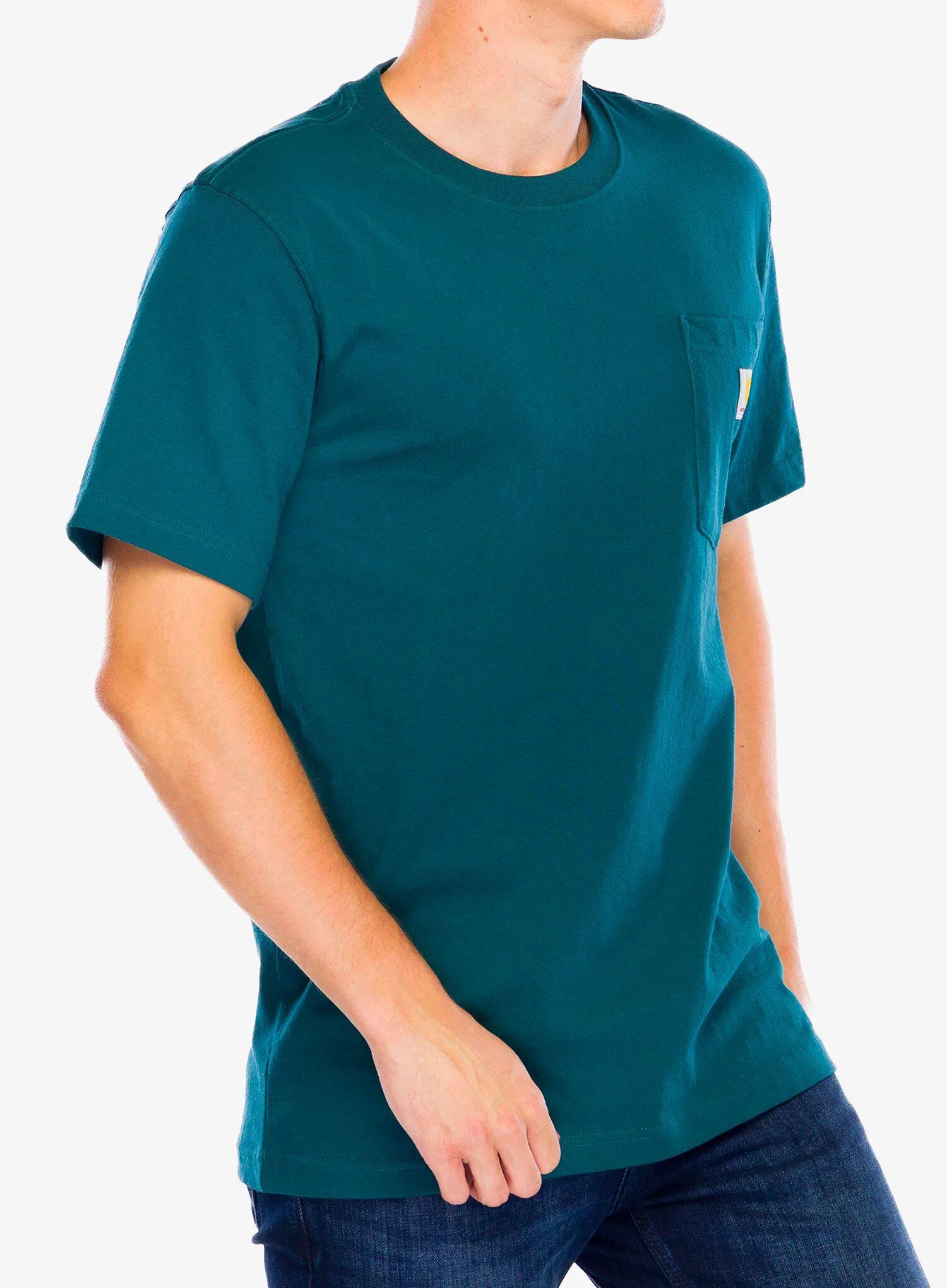 Koszulka bawełniana męska Carhartt K87 Pocket S/S T-Shirt 3/5