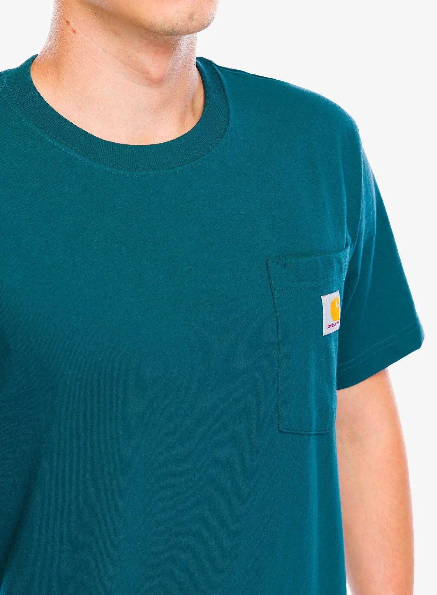 Koszulka bawełniana męska Carhartt K87 Pocket S/S T-Shirt 5/5