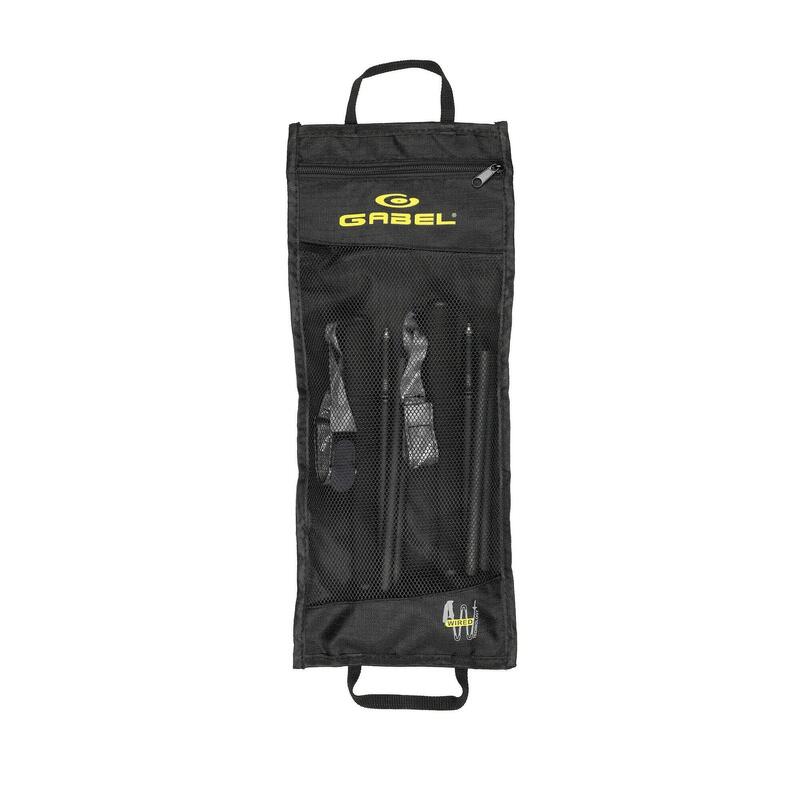Baston de trail running Carbon Feather-R Gabel negru