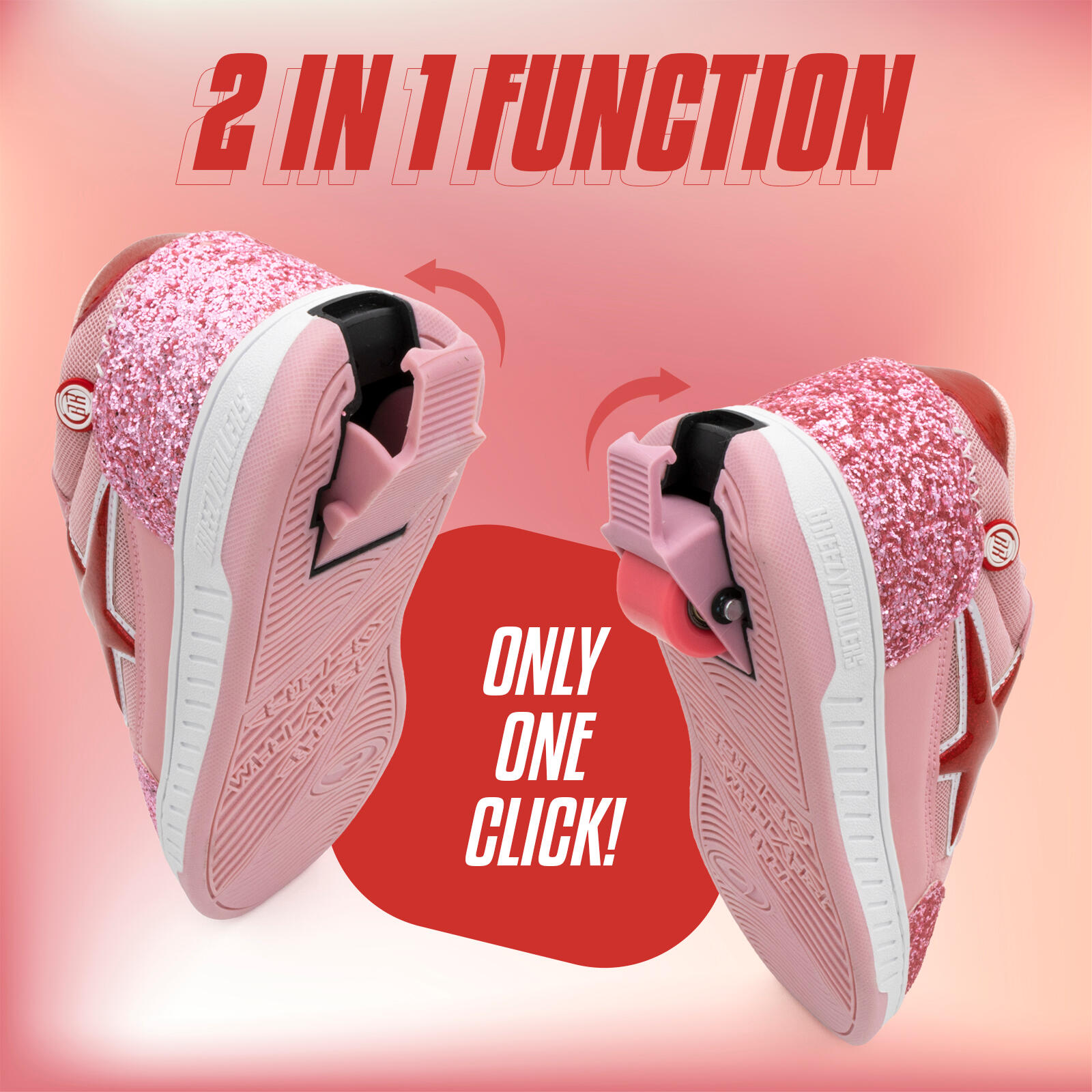 Chaussures à Roulettes BREEZY ROLLERS 2231412 les filles rose