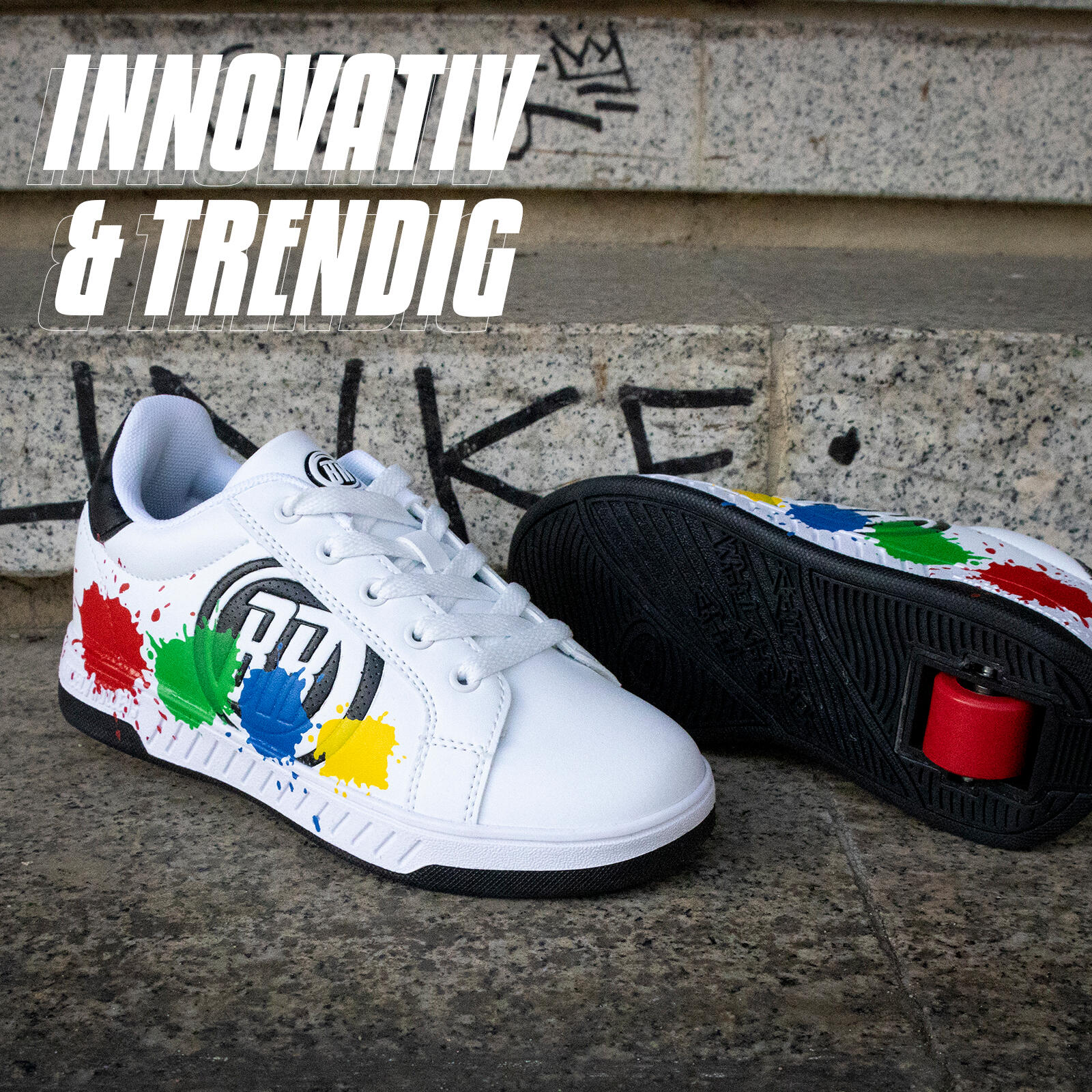 Schoenen met Wielen BREEZY ROLLERS 2180370 Uniseks wit/zwart 3/7