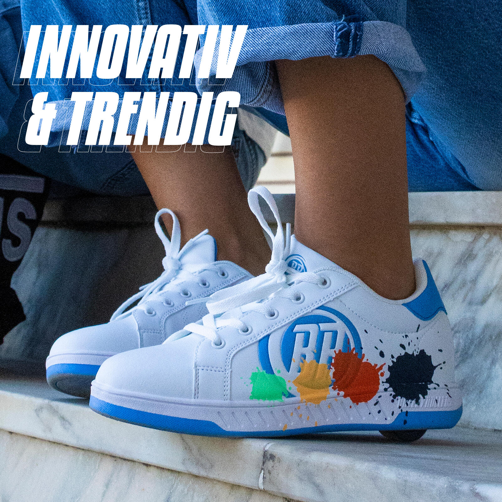 Chaussures à Roulettes BREEZY ROLLERS 2280374 Kids blanc/bleu clair 3/7