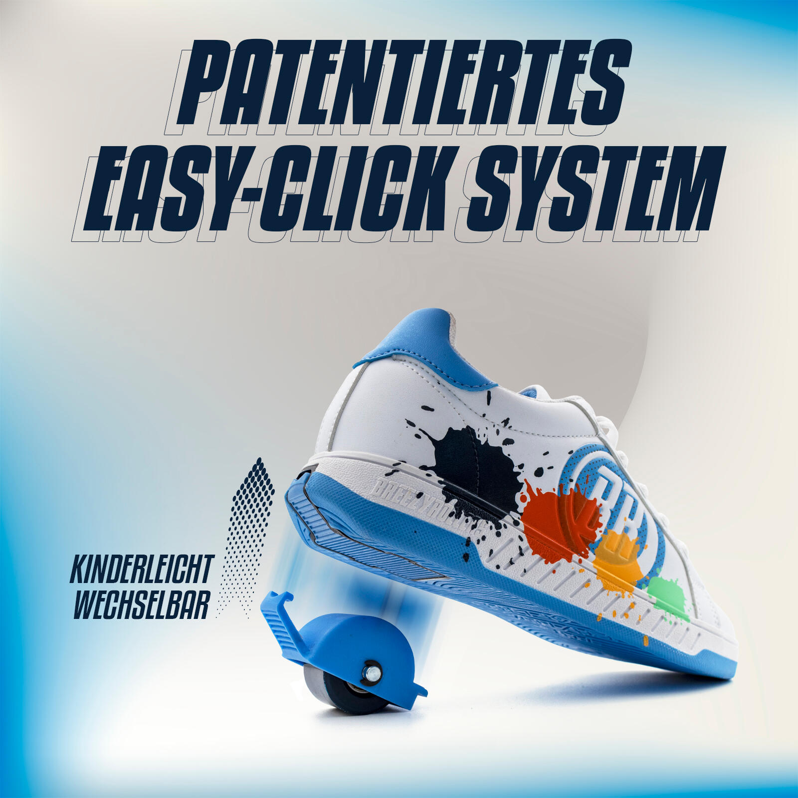 Chaussures à Roulettes BREEZY ROLLERS 2280374 Kids blanc/bleu clair 2/7