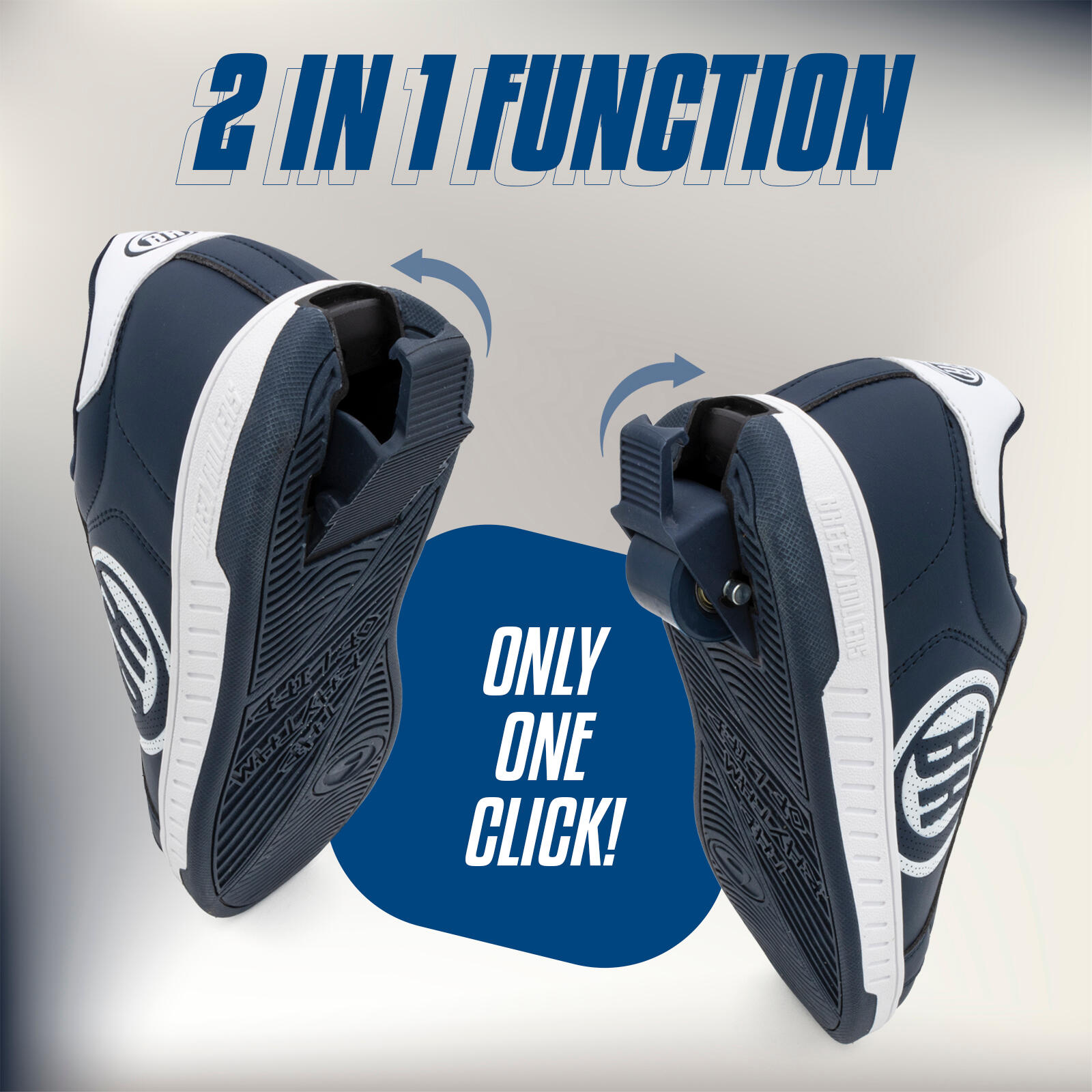 Chaussures à Roulettes BREEZY ROLLERS 2241843 unisexe bleu marine 4/6