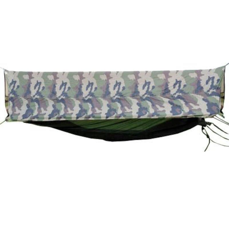 Jungle Hammock with Mosquito Net and Roof - French Camouflage