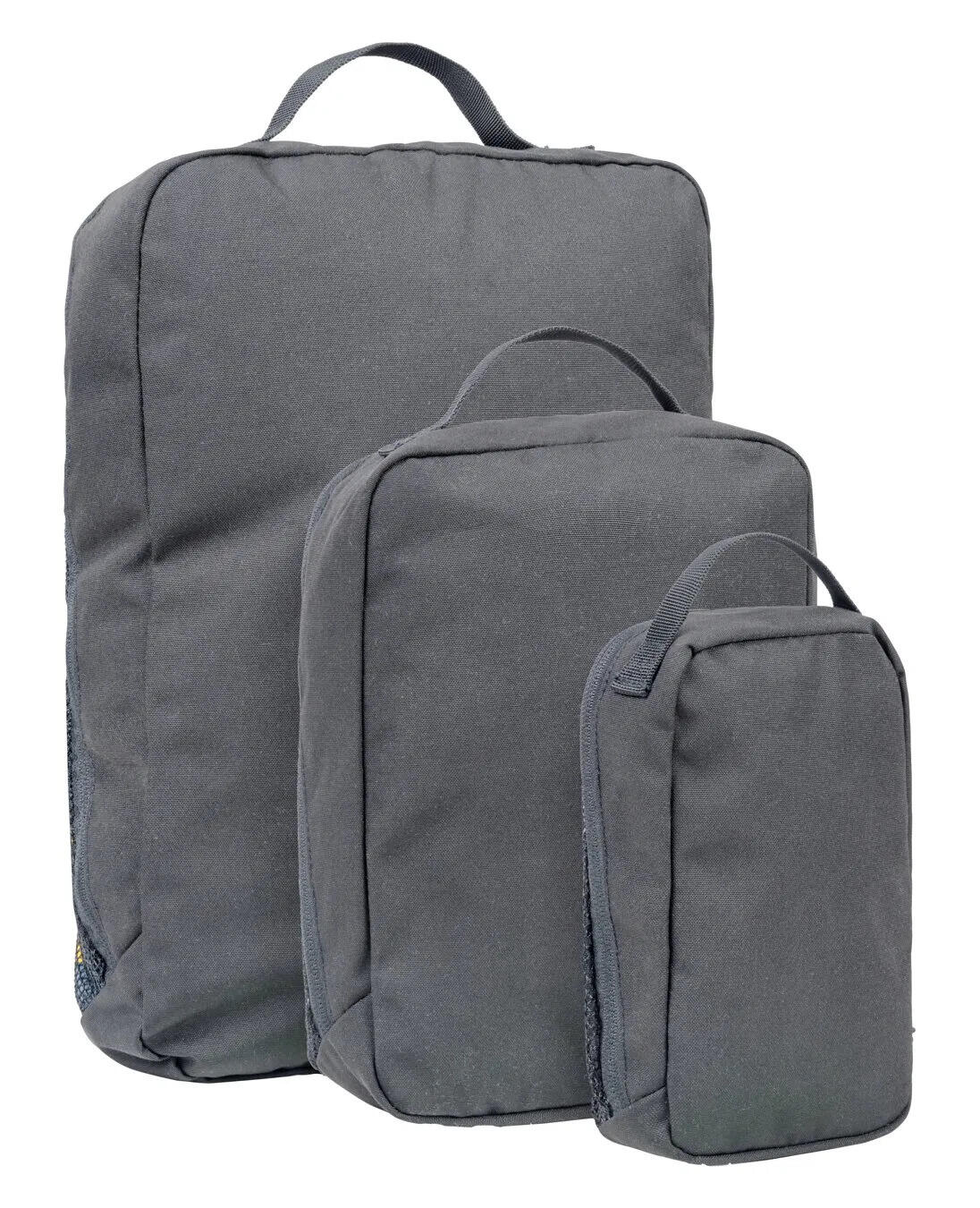 Pochettes de voyage Hannah set 3 gris polyester 12L avec zip mesh et poignée 2/7