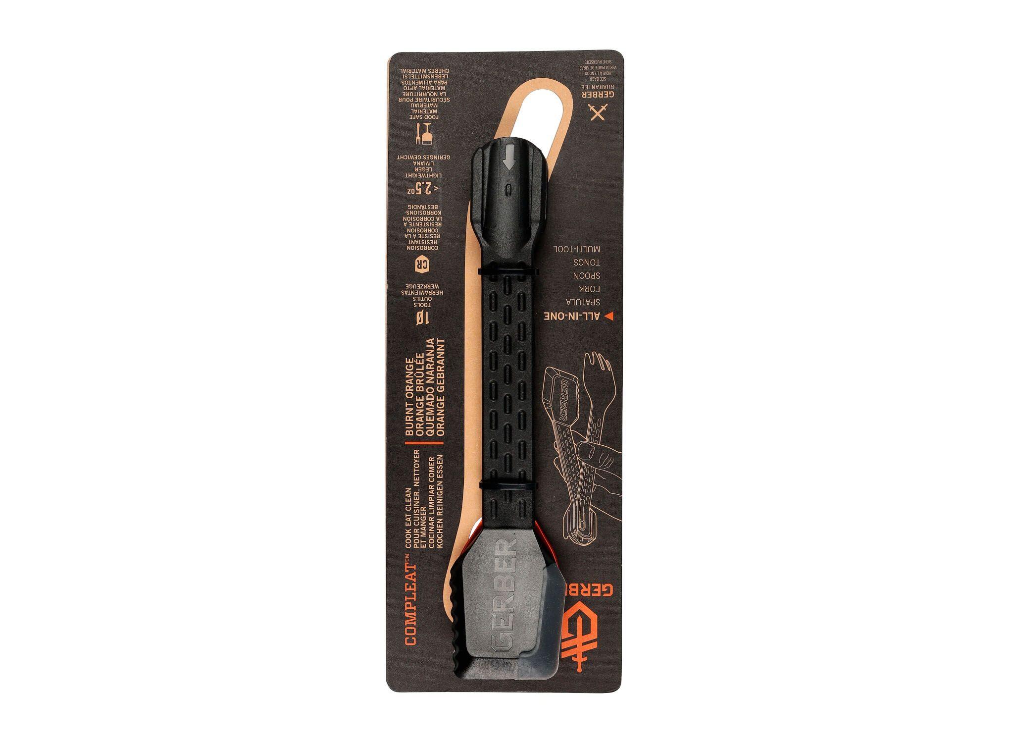 Sztućce turystyczne Gerber Compleat Utensil - burnt orange 2/7
