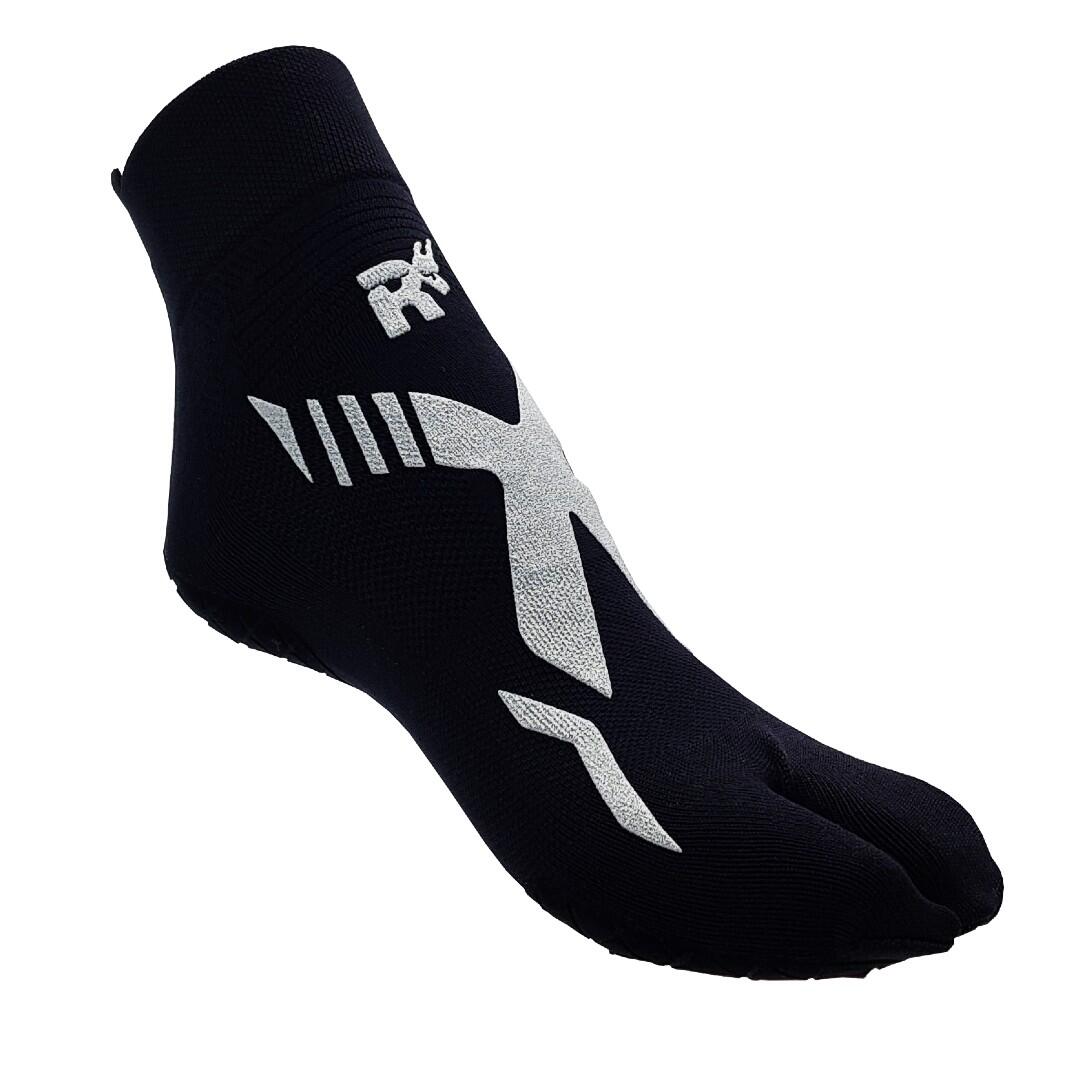 chaussettes natation 1 finger adulte piscine antidérapantes antibactérien noire 3/6
