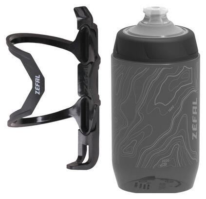 ZEFAL Portaborraccia Pulse Z2 con borraccia Sense Pro 50 nera / grigia