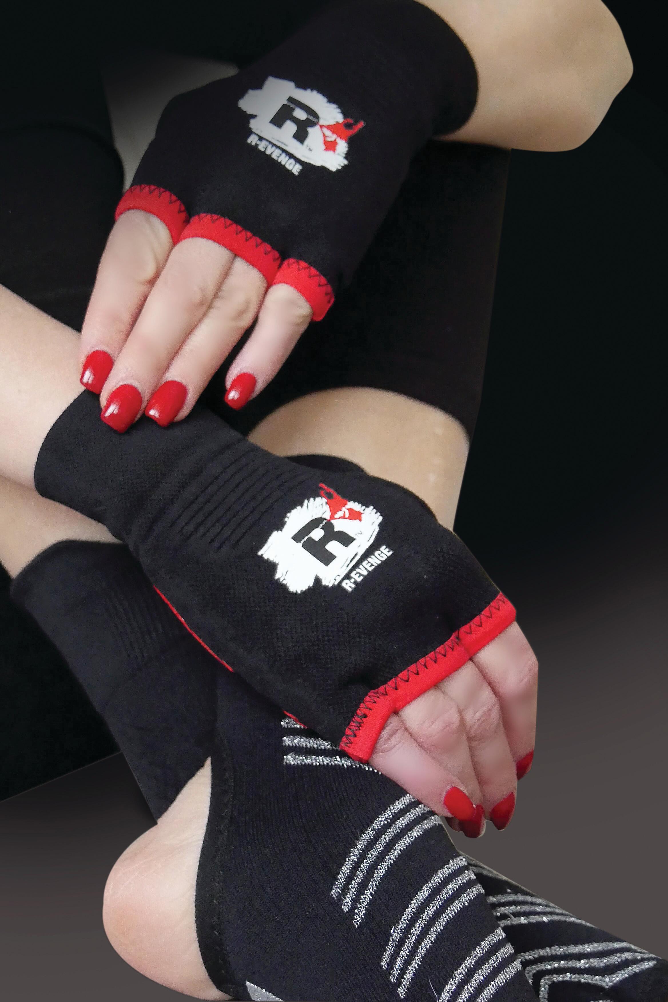 Schwarze rutschfeste Fitness-Gewichtheberhandschuhe für Erwachsene 5/5